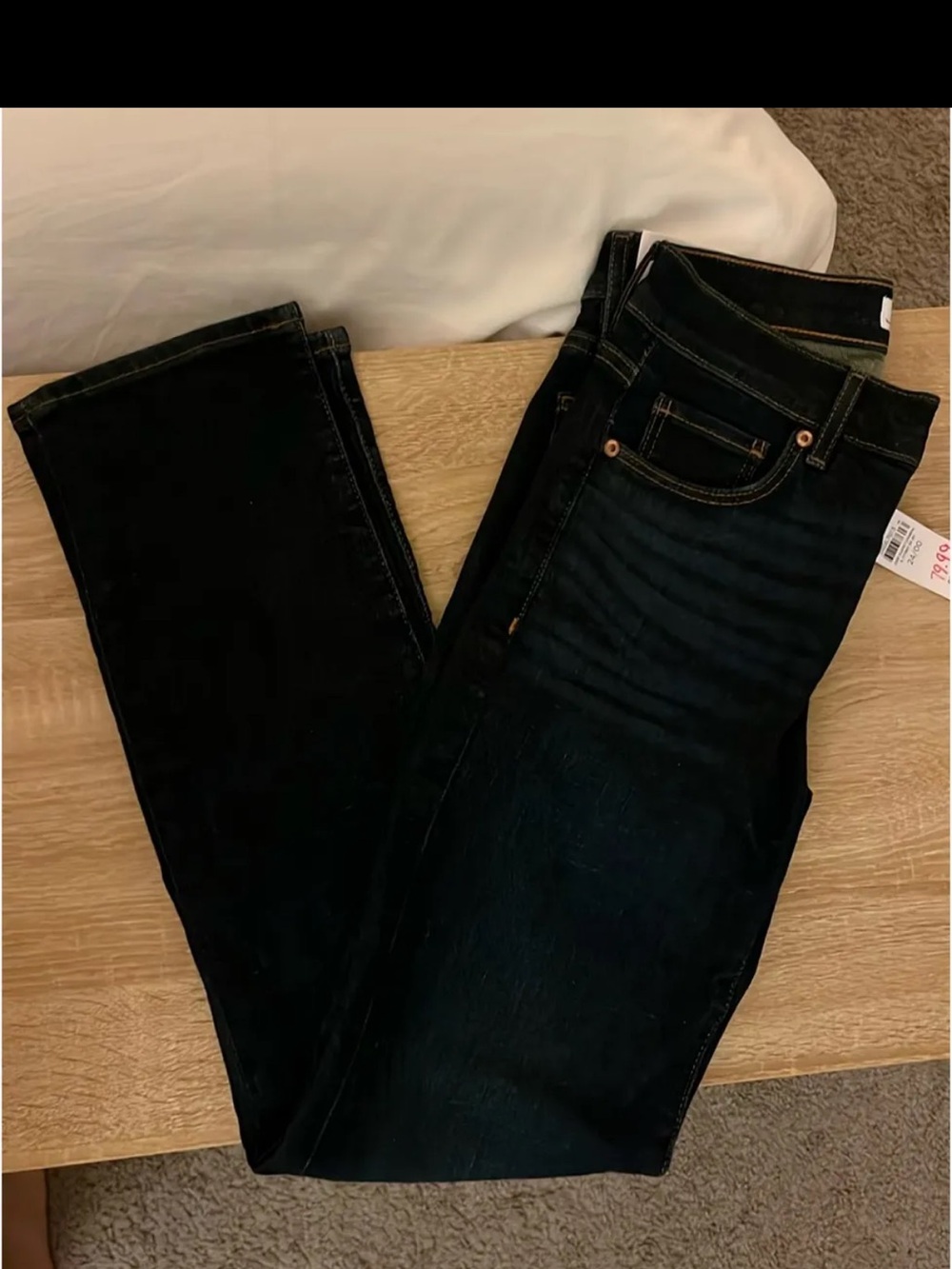 LOFT Black Flared Jeans